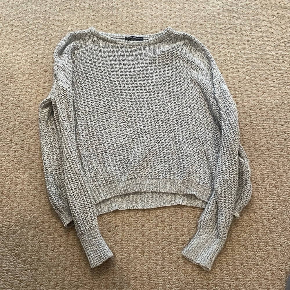 Grey Brandy Melville Knit Sweater
